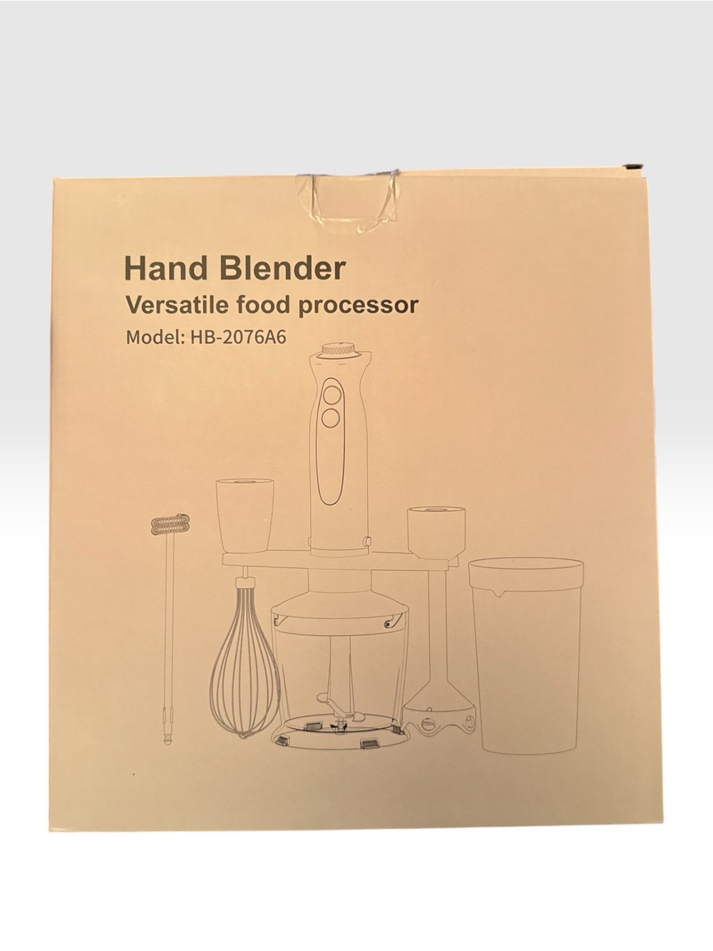 Immersion Hand Blender Versatile Food Processor.